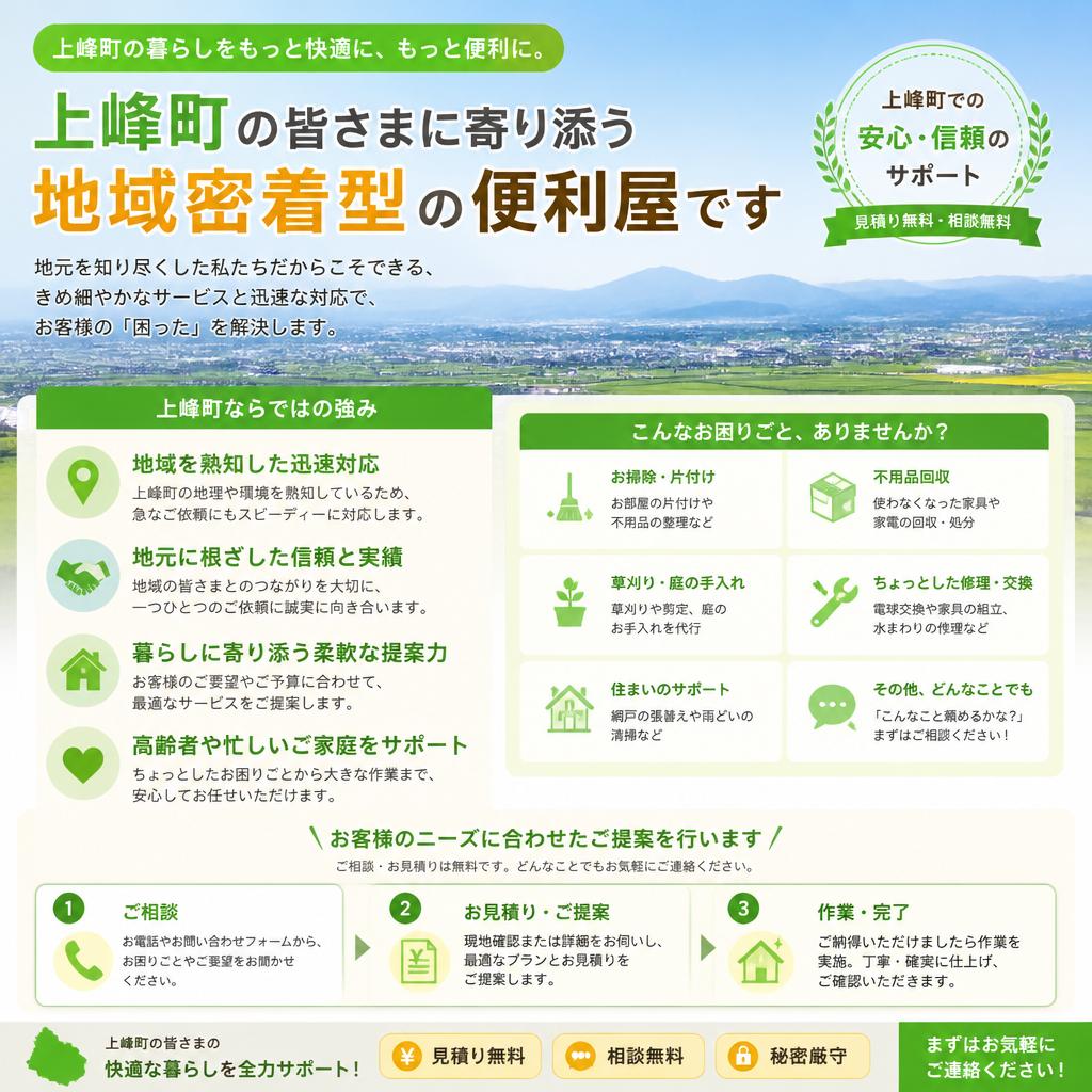2. 上峰町の庭づくりに最適なサービス