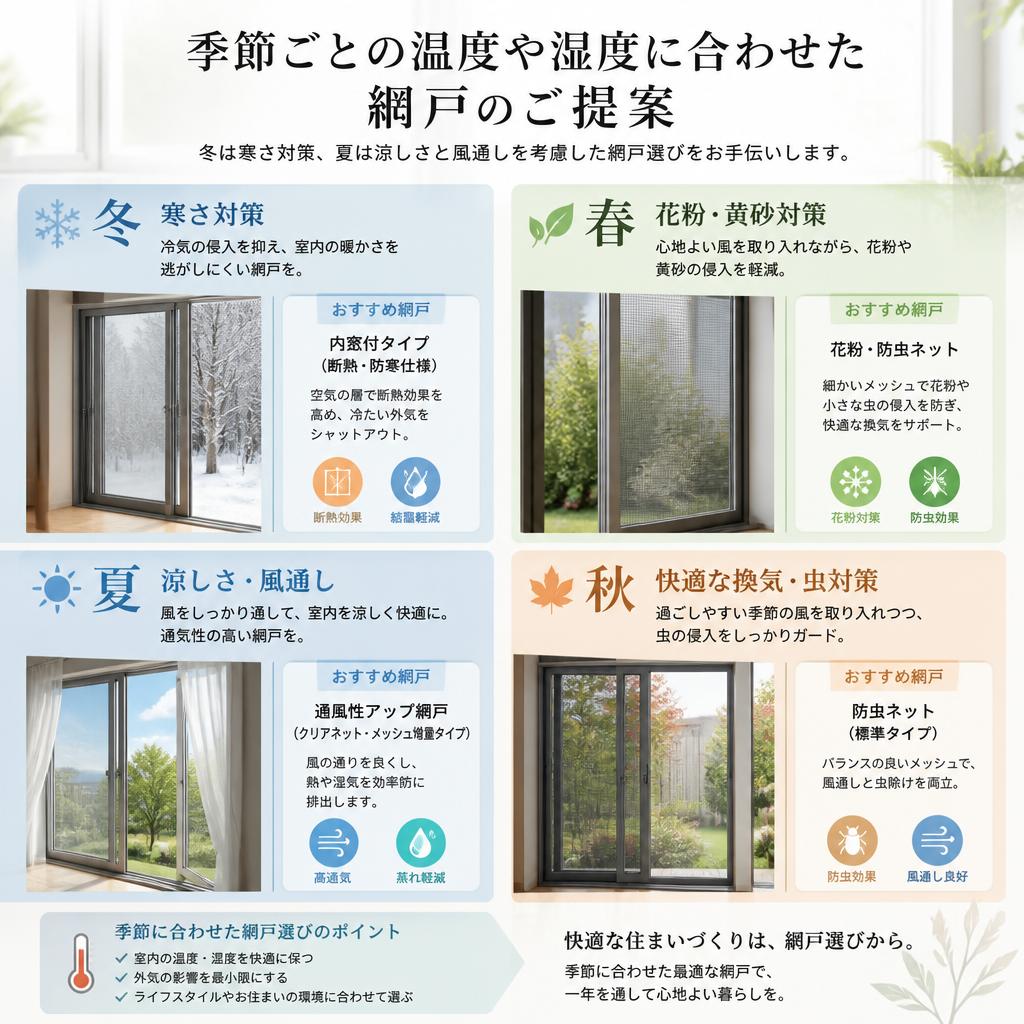 季節に応じた最適解