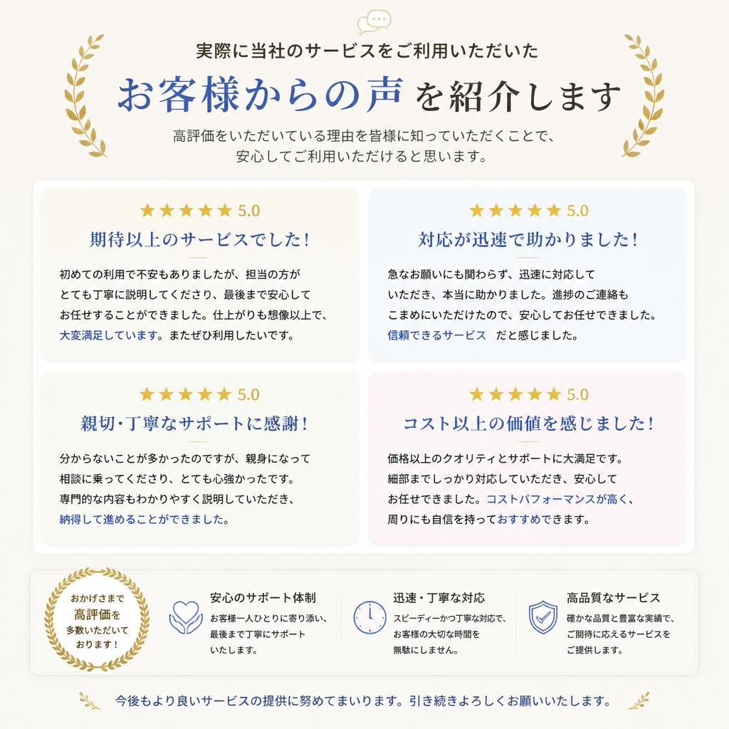 お客様の声