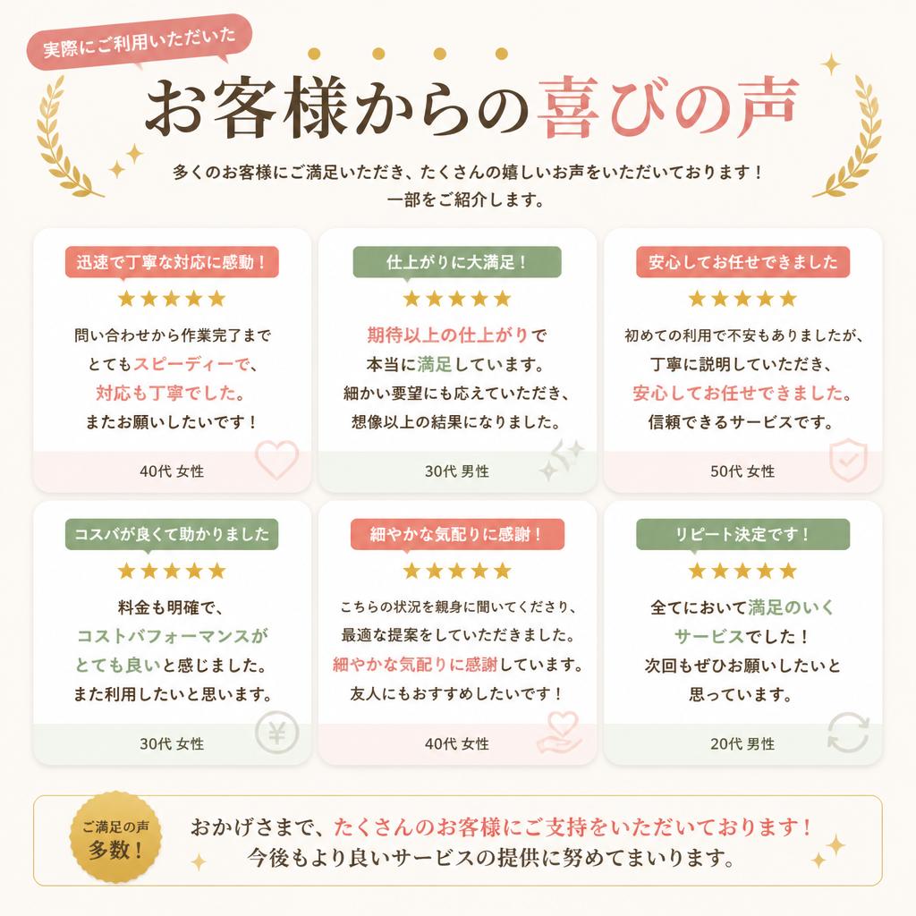お客様の声