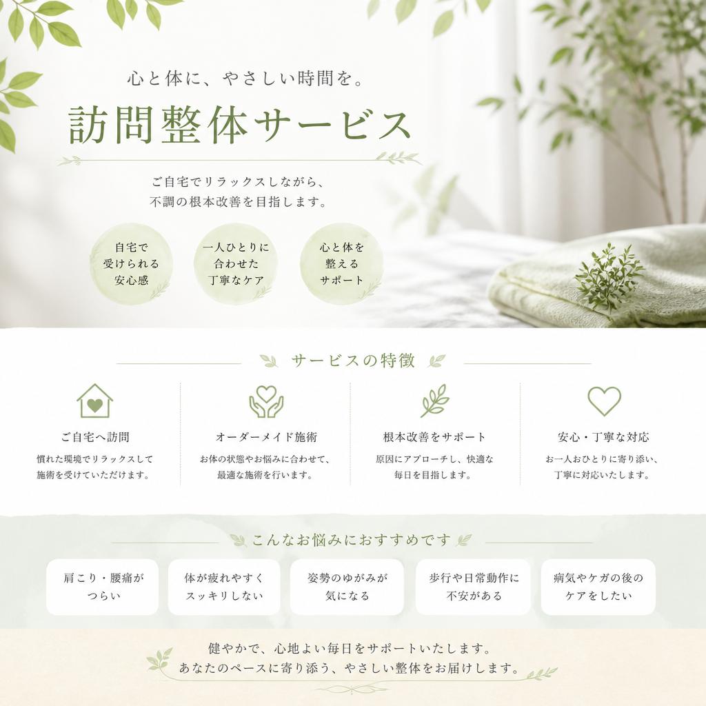 地域密着型の安心サービス