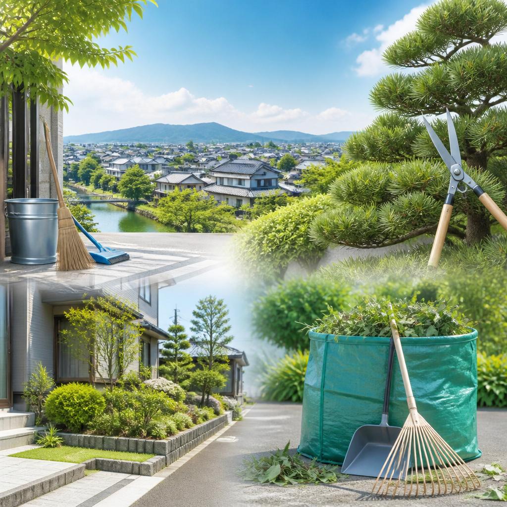 小城市で清掃から庭木のお手入れまでお任せ！