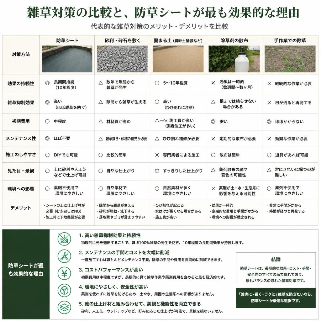 5. 他の代替案と比較