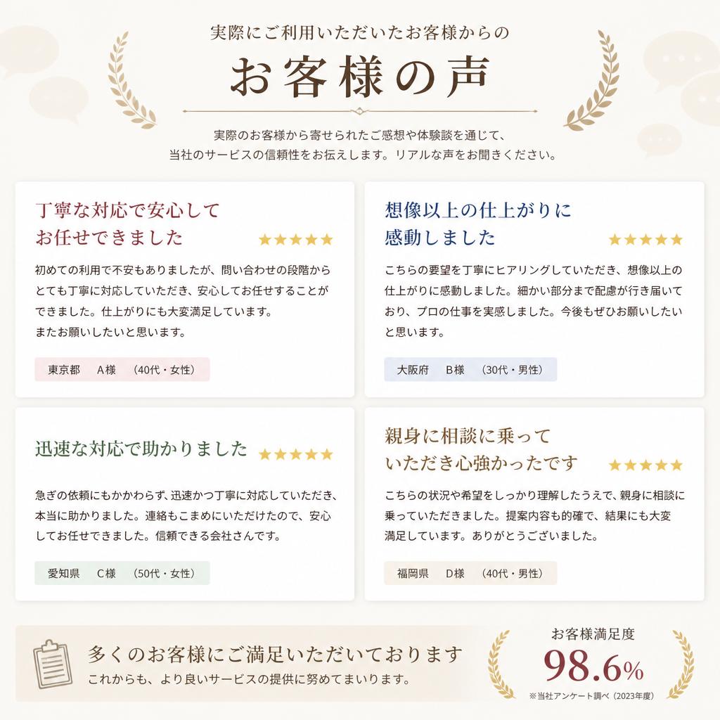 お客様の声
