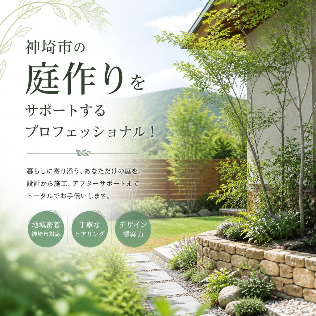 神埼市の庭作りをサポートするプロフェッショナル！