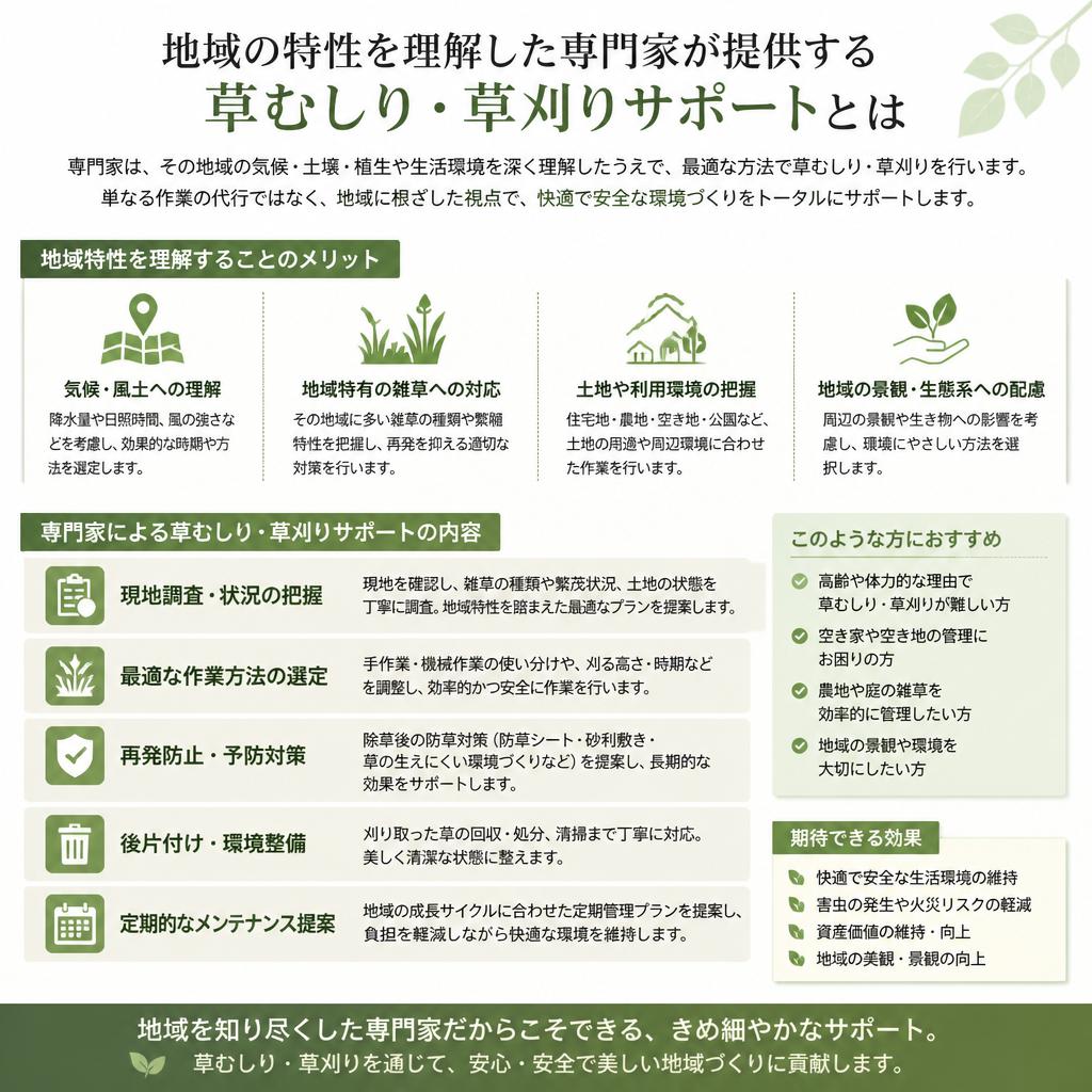 地域密着型の便利屋が支える美しい庭作り