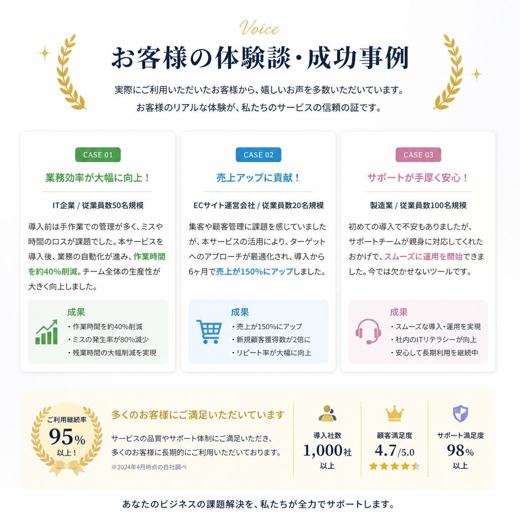 お客様の声