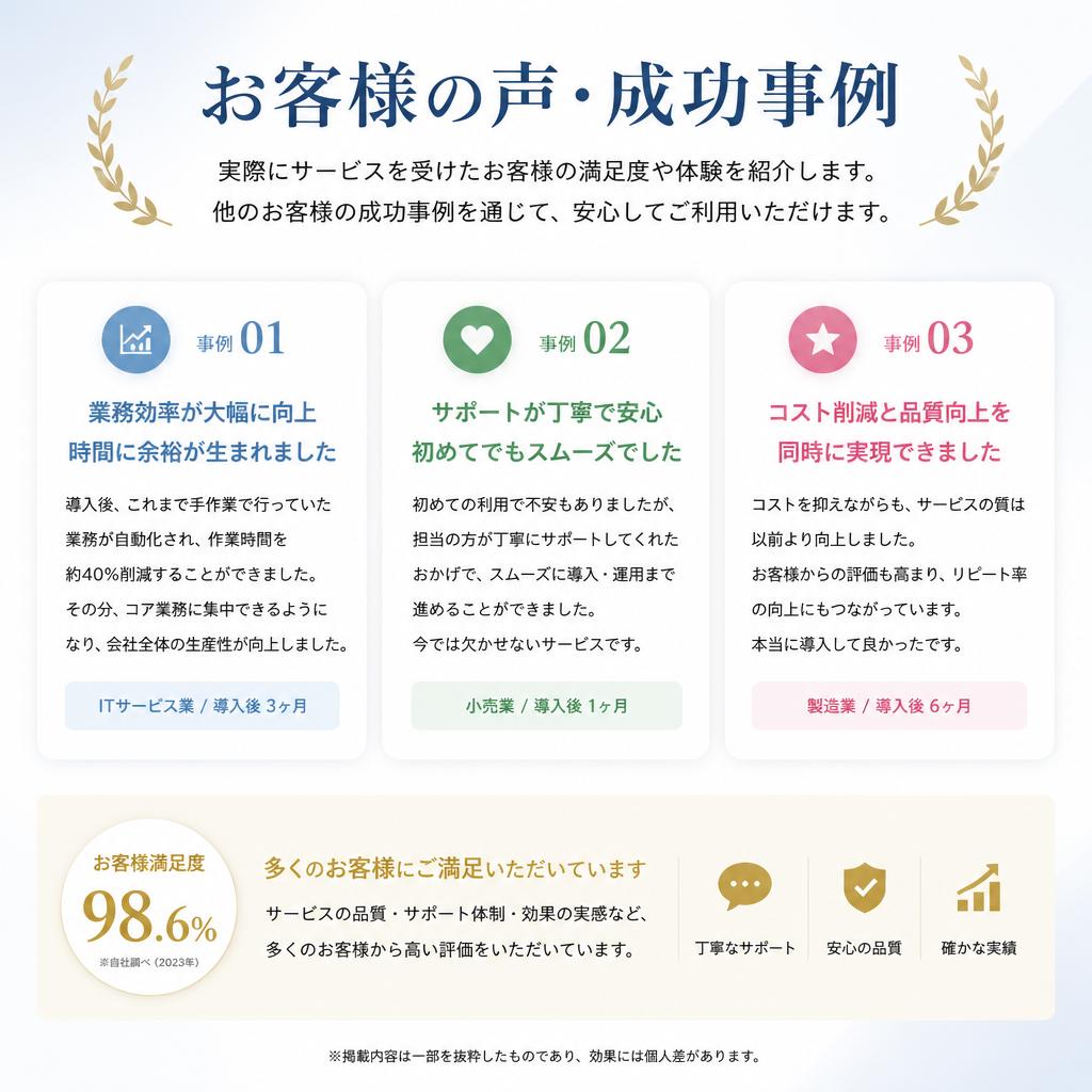 お客様の声