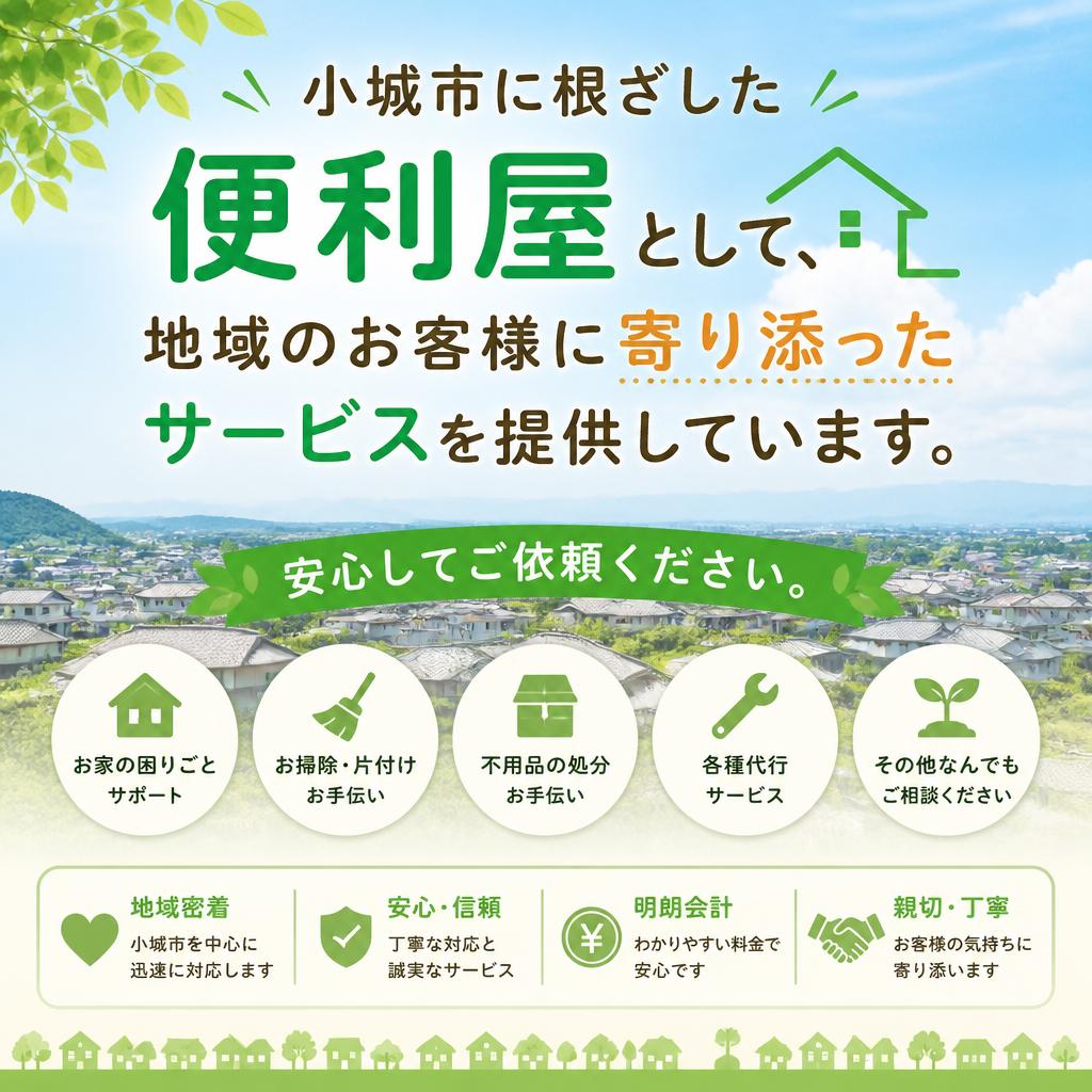 地域密着のサービス体制