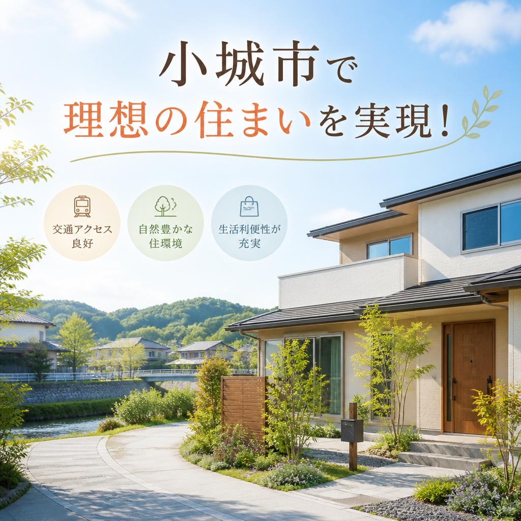 小城市で理想の住まいを実現！